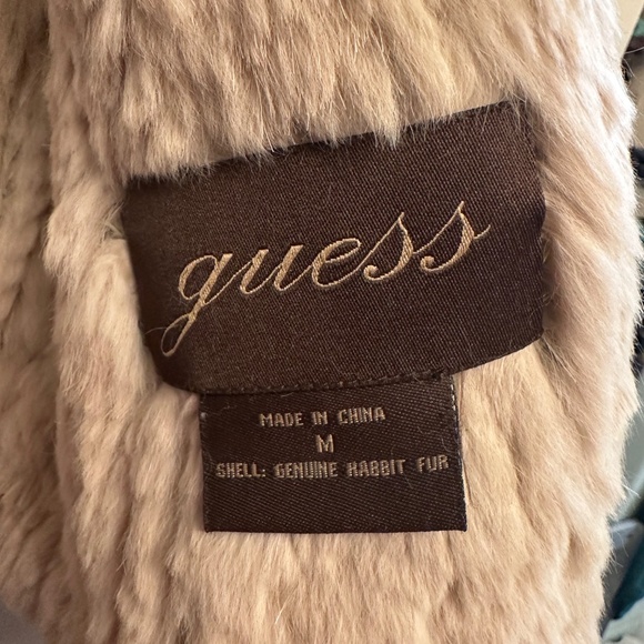 Guess Rabbit Fur Jacket - Picture 3 of 4